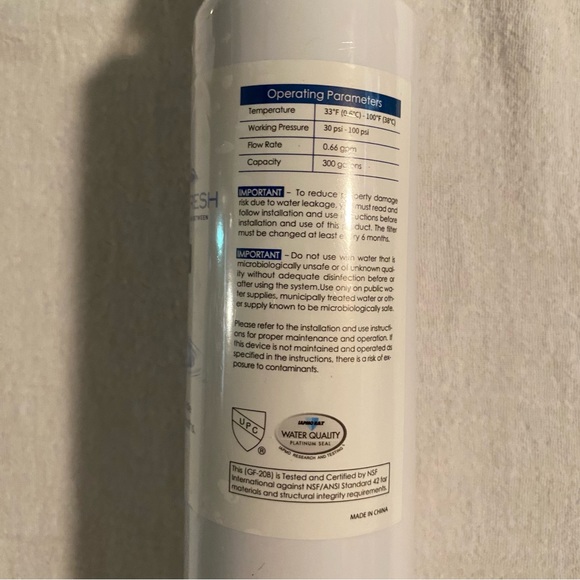 -Glacier Fresh GF-20B Replacement Water Filter - Picture 2 of 2